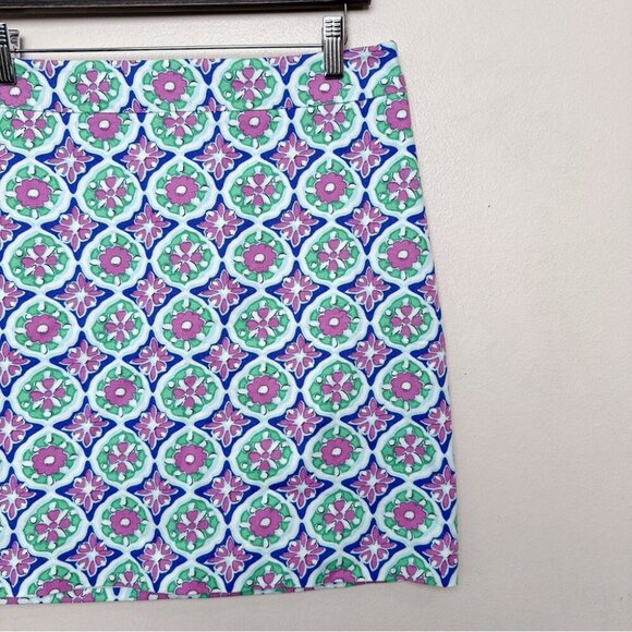 Talbots Womens Petite 8P Canvas A-Line Skirt in Medallion - Picture 4 of 10